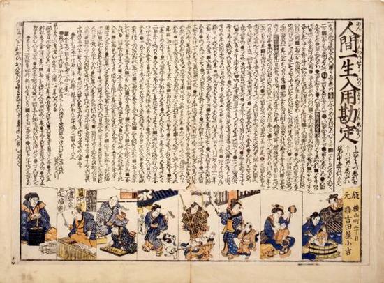 《一生用度之测算》 江户时期（1603―1867） 东京都江户东京博物馆
